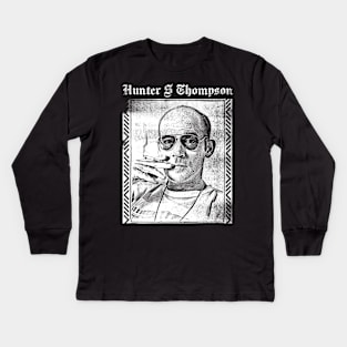 Hunter S Thompson /// Aesthetic Punkstyle Design Kids Long Sleeve T-Shirt